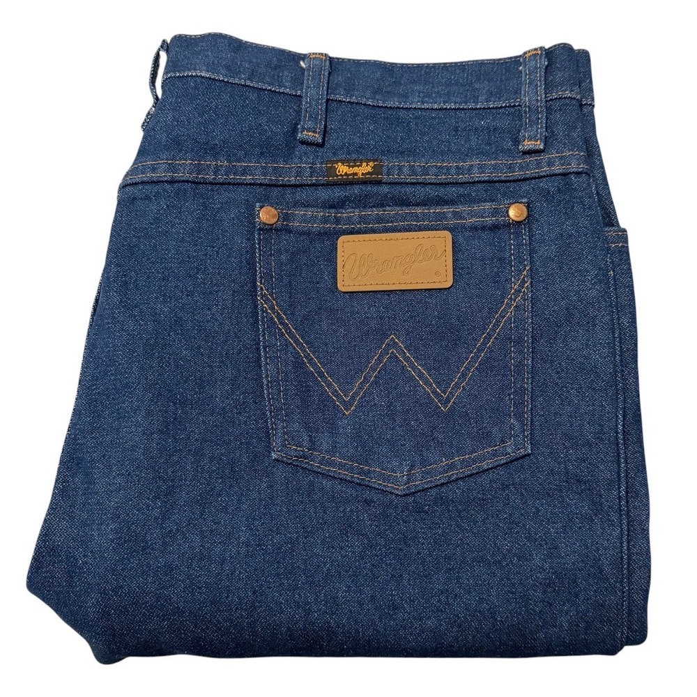 Vintage Wrangler Cowboy Cut Slim Fit Jeans Mens 38x29 Blue Denim Cotton 938PWD